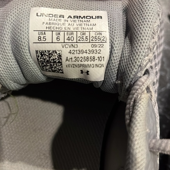 Under Armour charged rogue running athletic shoes women’s size 8.5 - Picture 7 of 7